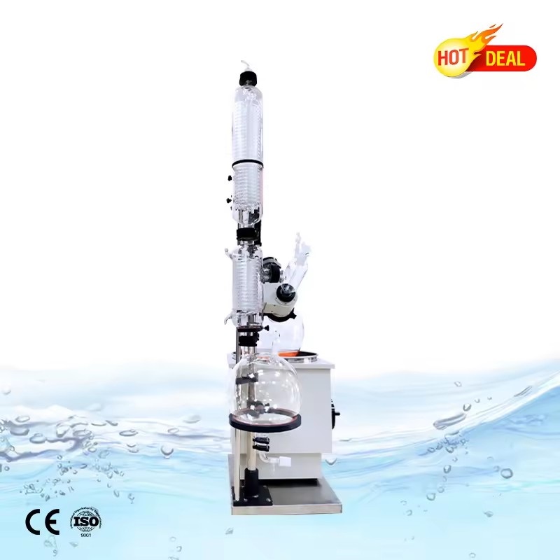 vapor steam ethanol rotary evaporator 5 liter water full turnkey rotovap manufacturers rotary vacuum evaporation system