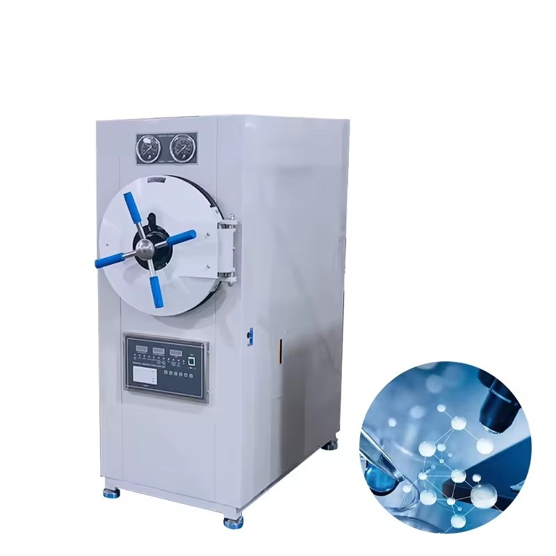Automatic laboratory vertical steam & water bath fish canned food bottle milk sterilizer sterilization retort autoclave machine