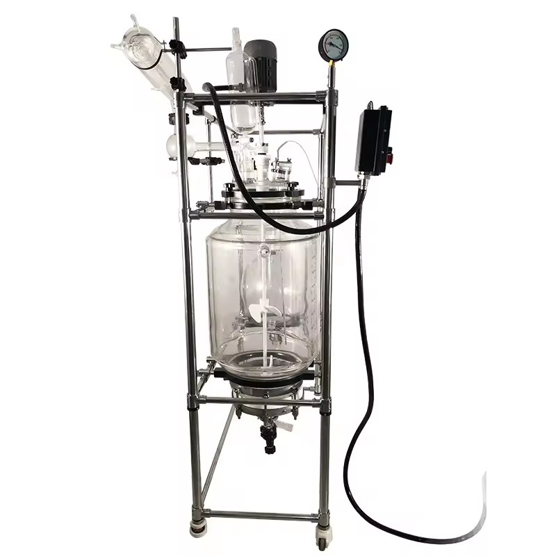 Professional Lab Glass Crystallization Filter Reactor 5-100L for Separation and Purification