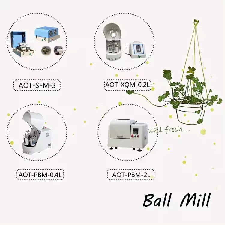 SYN 8L Unmanned Mini Planetary Ball Mill with Corundum Jars and Aluminum Balls