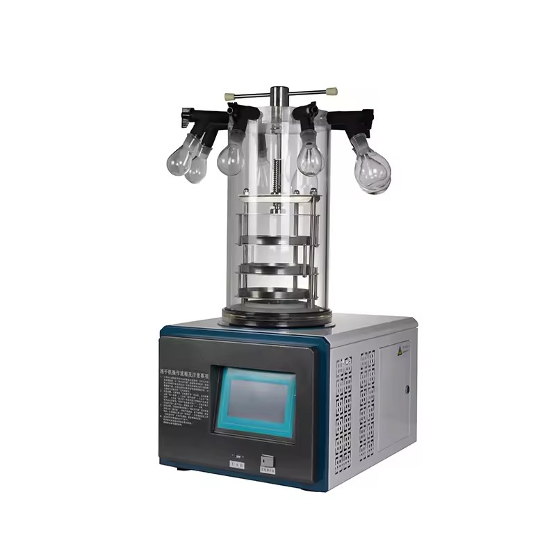 Portable desktop ce 4kg 5kg 6kg capacity small food mini vacuum Synceray lab freeze dryer_复制
