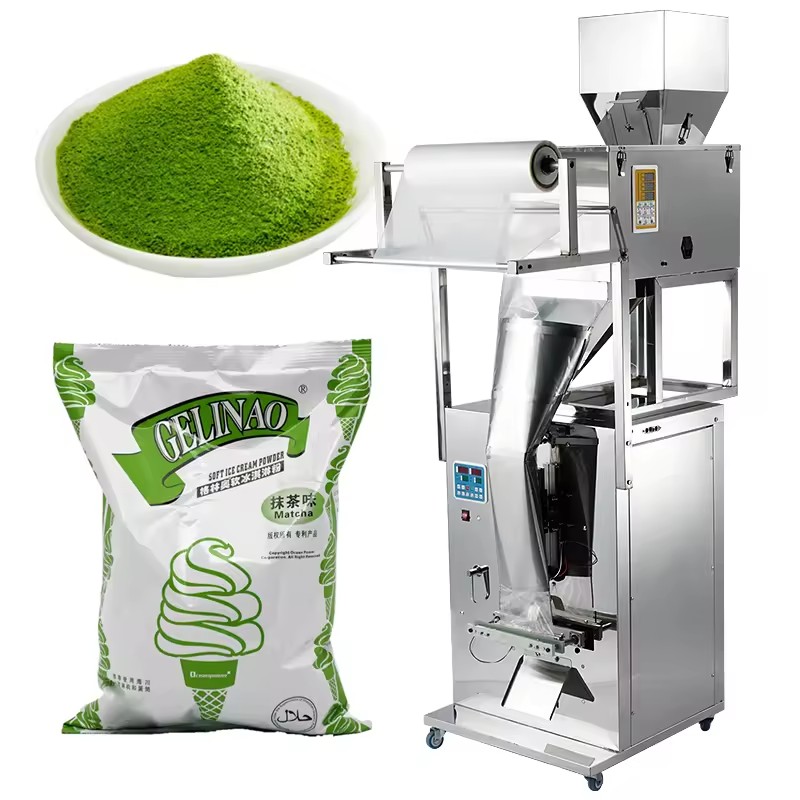 Automatic vertical popcorn banana chips snack pouch packing machine