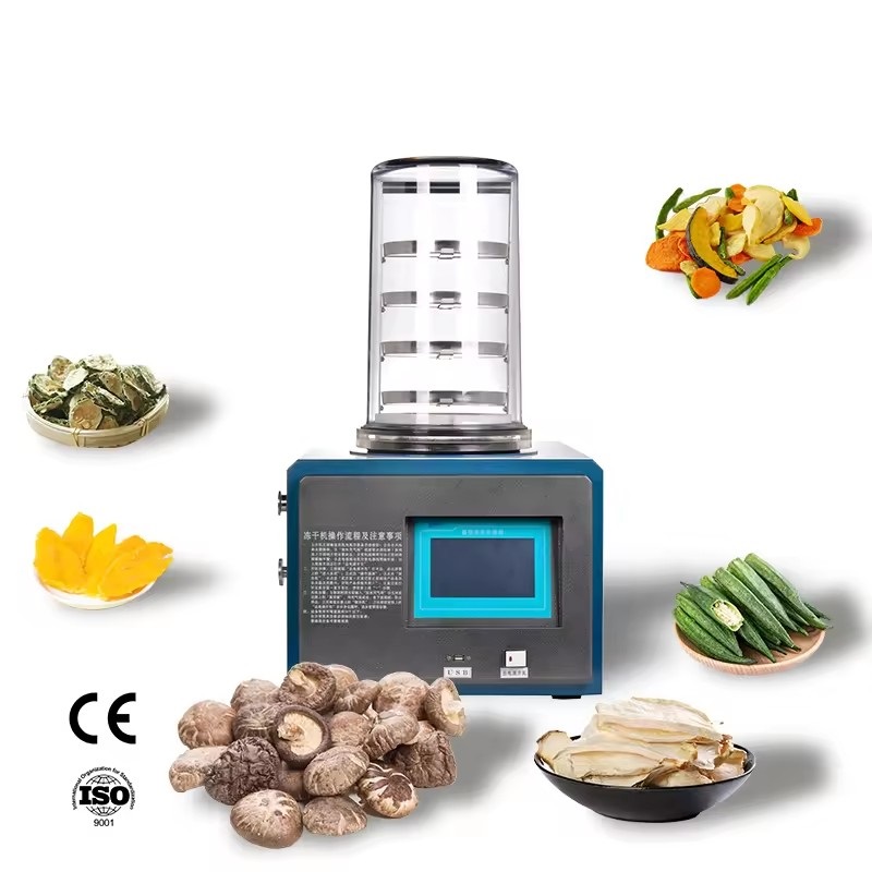 Portable desktop ce 4kg 5kg 6kg capacity small food mini vacuum Synceray lab freeze dryer_复制