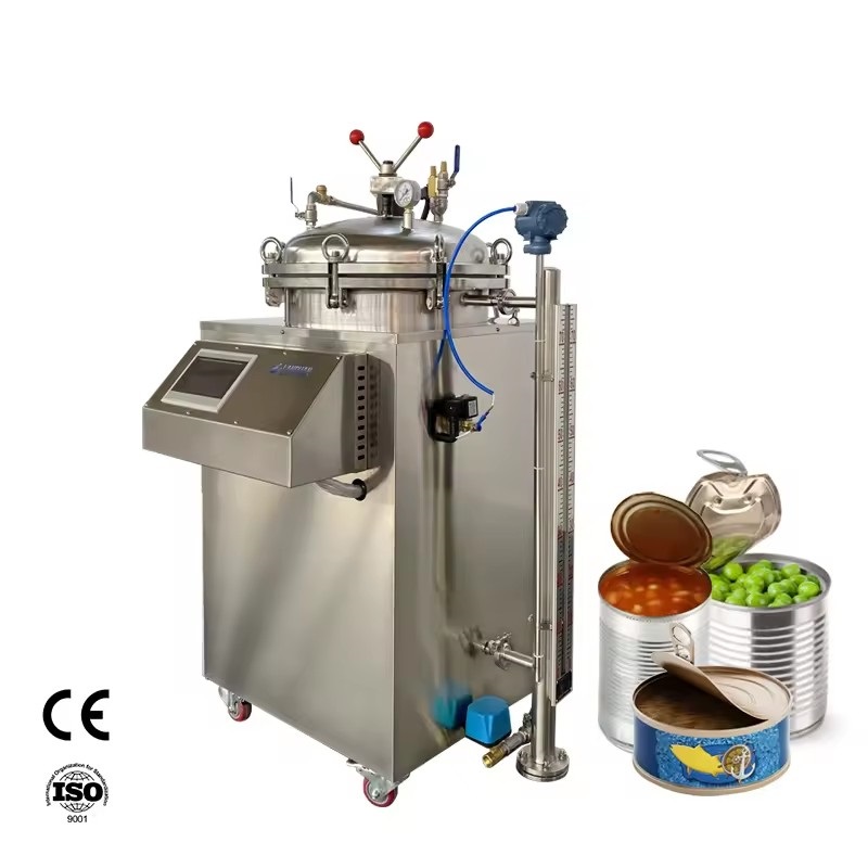 Automatic aluminum foil pouches autoclavable retort sterilizer autoclave machine for soft packages bottle jar canned food