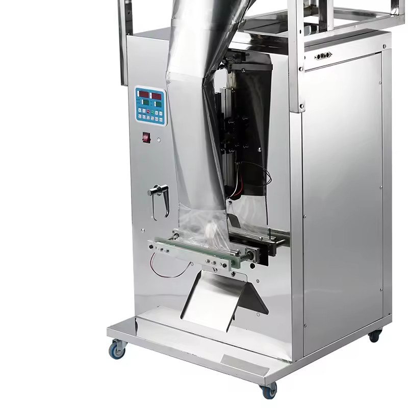 Automatic vertical popcorn banana chips snack pouch packing machine