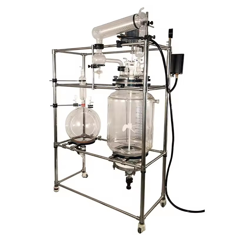 Professional Lab Glass Crystallization Filter Reactor 5-100L for Separation and Purification