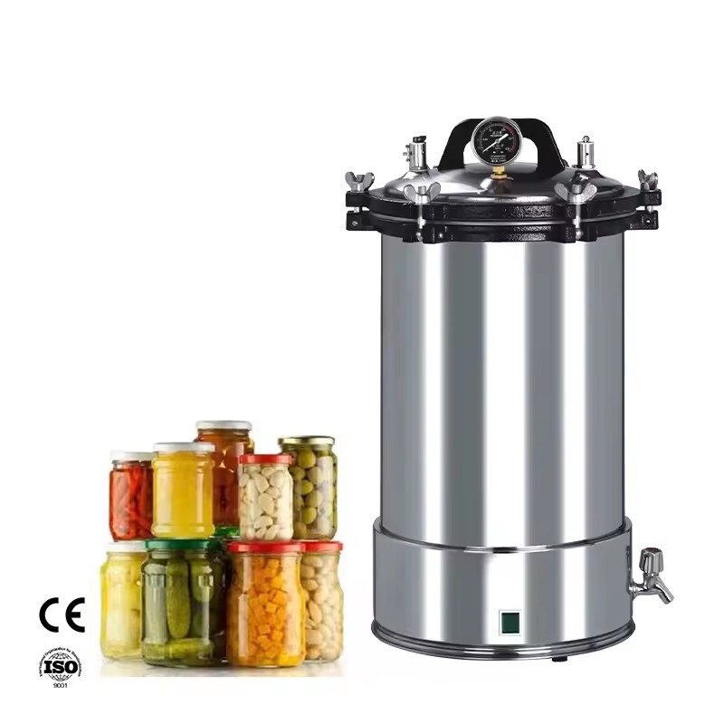 Laboratory Stainless steel high pressure steam sterilizer for pharmaceutical manufacturing  textile disinfection dental clinics