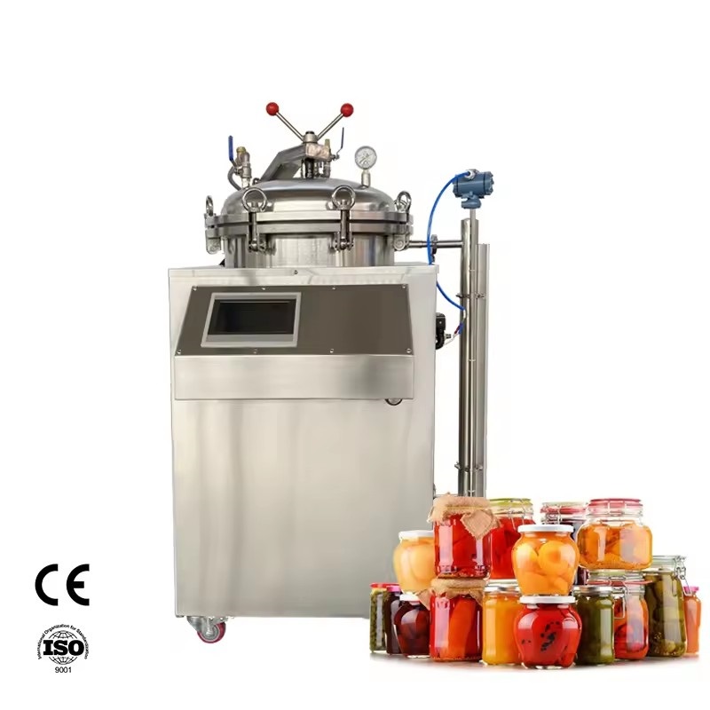 Automatic aluminum foil pouches autoclavable retort sterilizer autoclave machine for soft packages bottle jar canned food