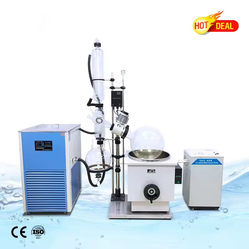 vapor steam ethanol rotary evaporator 5 liter water full turnkey rotovap manufacturers rotary vacuum evaporation system
