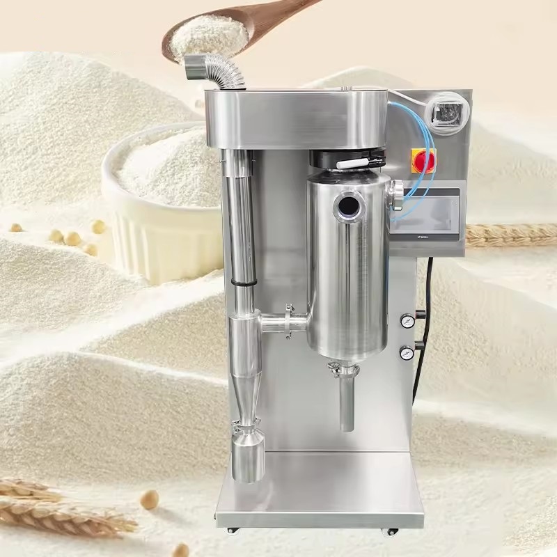 SYNCERAY 2L/H Stainless Steel Washing Powder Mini Spray Dryer Pneumatic Atomizer