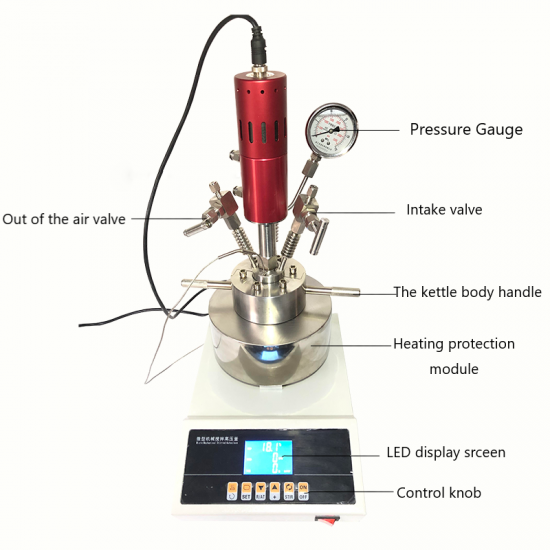 Lab Small High Pressure Parallel Synthesizer Polymerization Reactor Autoclave