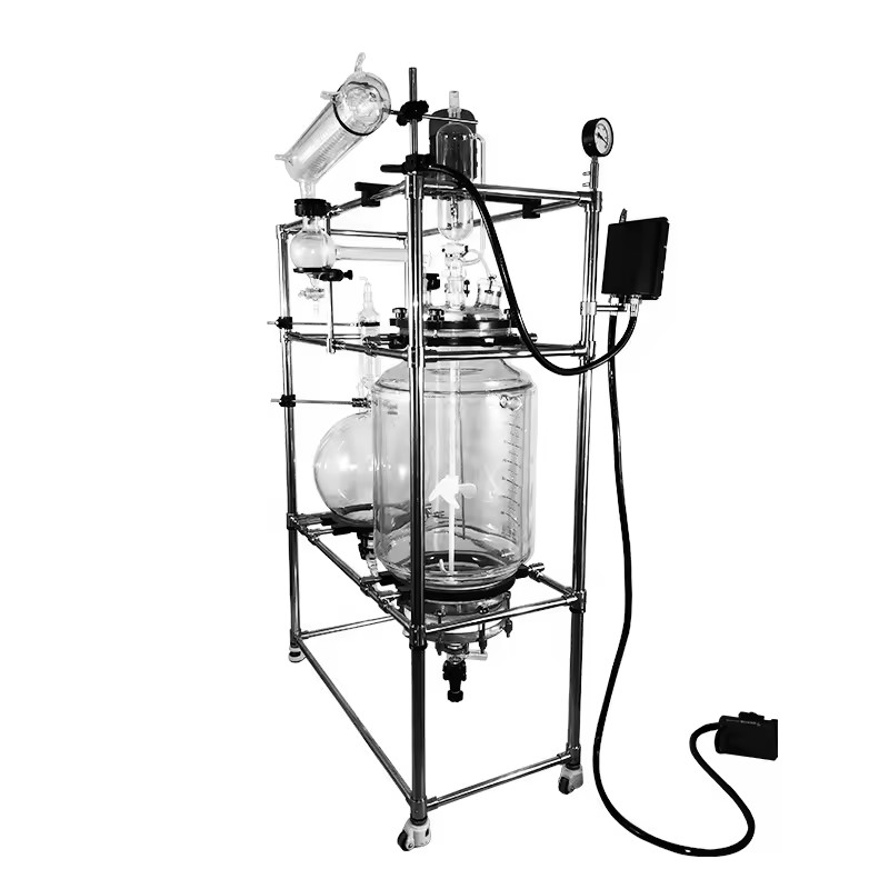 Professional Lab Glass Crystallization Filter Reactor 5-100L for Separation and Purification