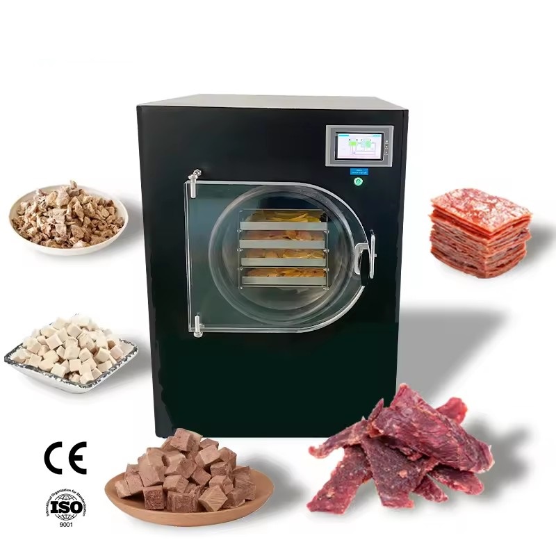 Laboratory Mini Freeze Dryer Machine Vertical Lab Lyophilizer With Vacuum Pump
