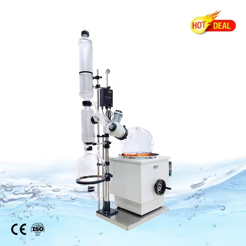 vapor steam ethanol rotary evaporator 5 liter water full turnkey rotovap manufacturers rotary vacuum evaporation system
