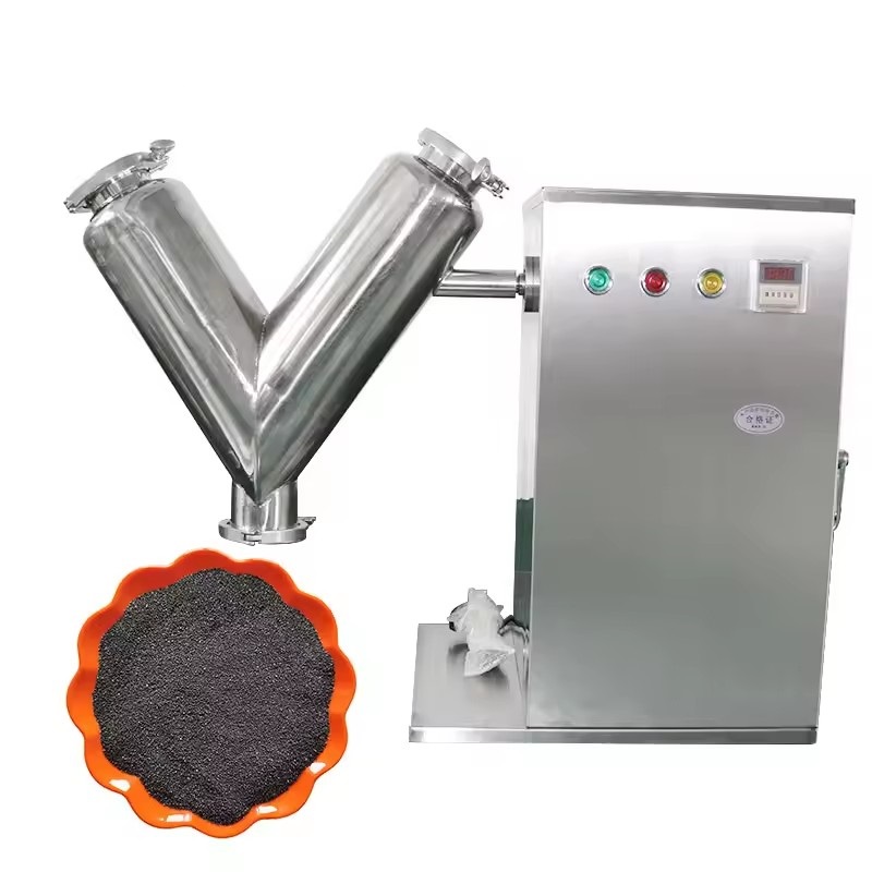 Best Syceray electric V - type powder mixer with tank for commercial coffee powder blending