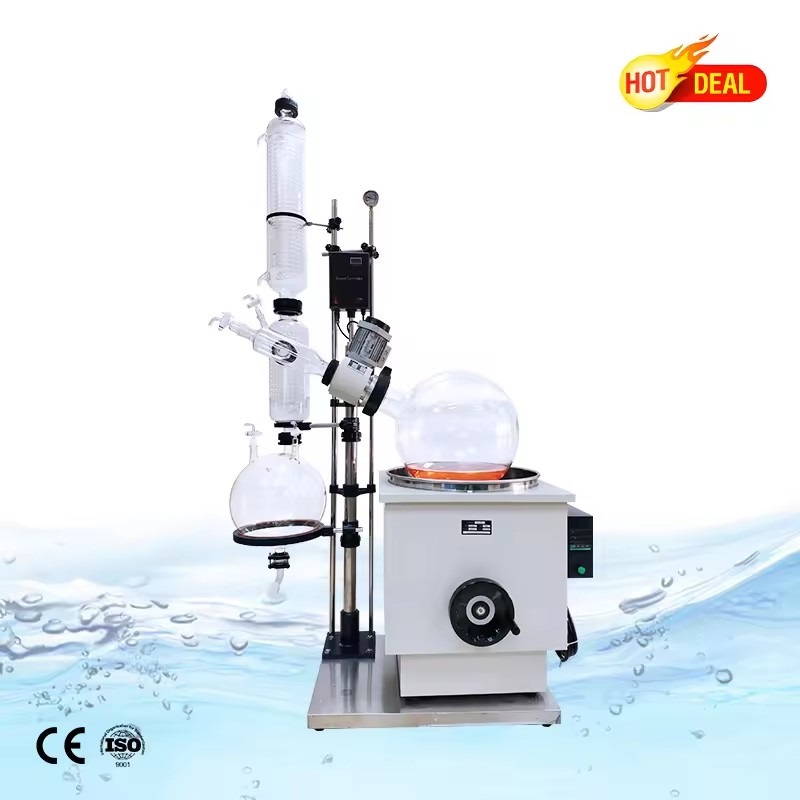 vapor steam ethanol rotary evaporator 5 liter water full turnkey rotovap manufacturers rotary vacuum evaporation system