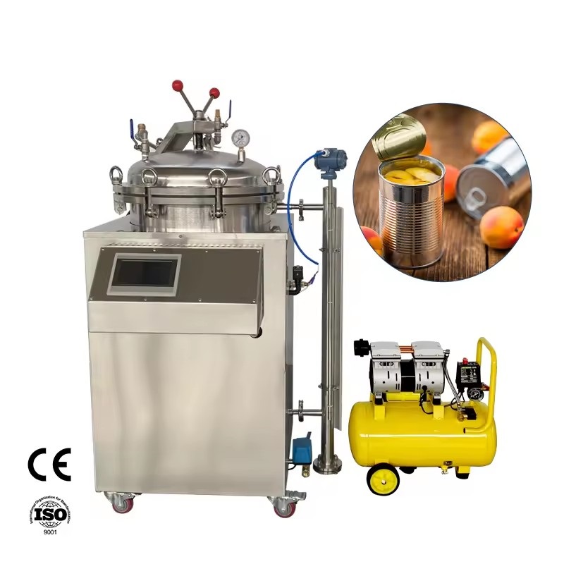 Automatic aluminum foil pouches autoclavable retort sterilizer autoclave machine for soft packages bottle jar canned food