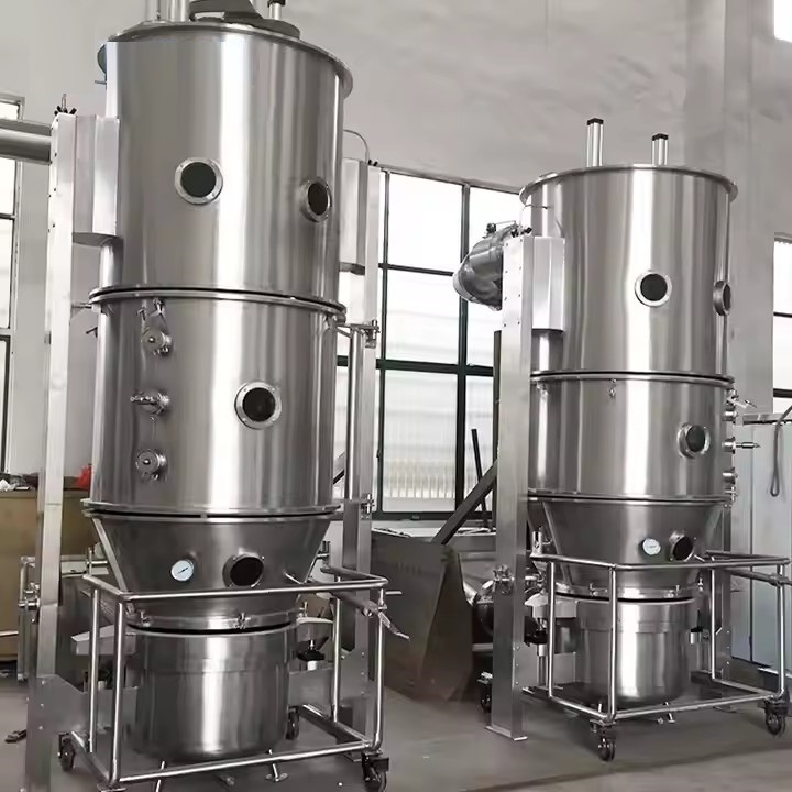 SYN High Efficient Easy Operation Chemical Food Powder Granules Particles Fluid Bed Drying Machine