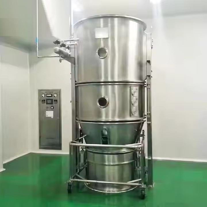 SYN High Efficient Easy Operation Chemical Food Powder Granules Particles Fluid Bed Drying Machine