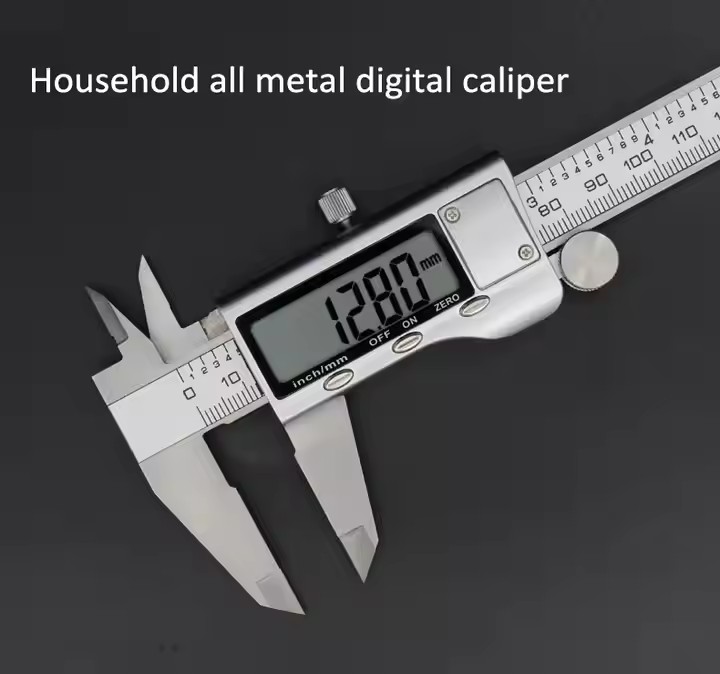 Wholesale High Precision Large LCD Screen Stainless Steel Vernier Caliper 150 200 300mm Measuring Tools Digital Vernier Caliper